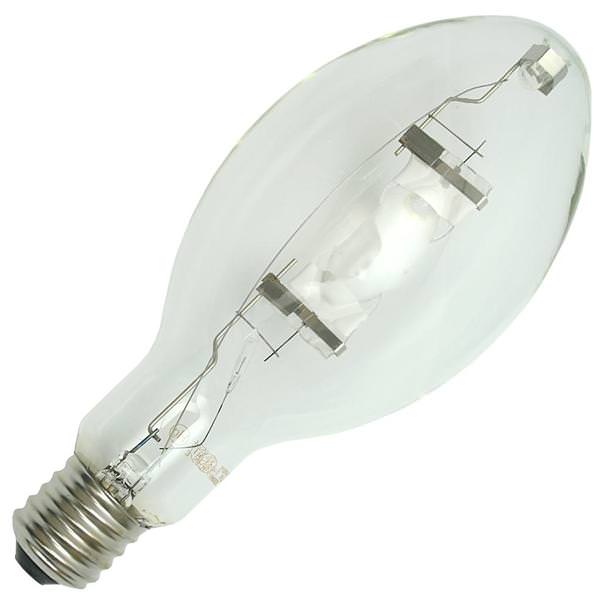 400 watt ED37 Mogul Screw Base 4000K Cool White Clear Metal Halide