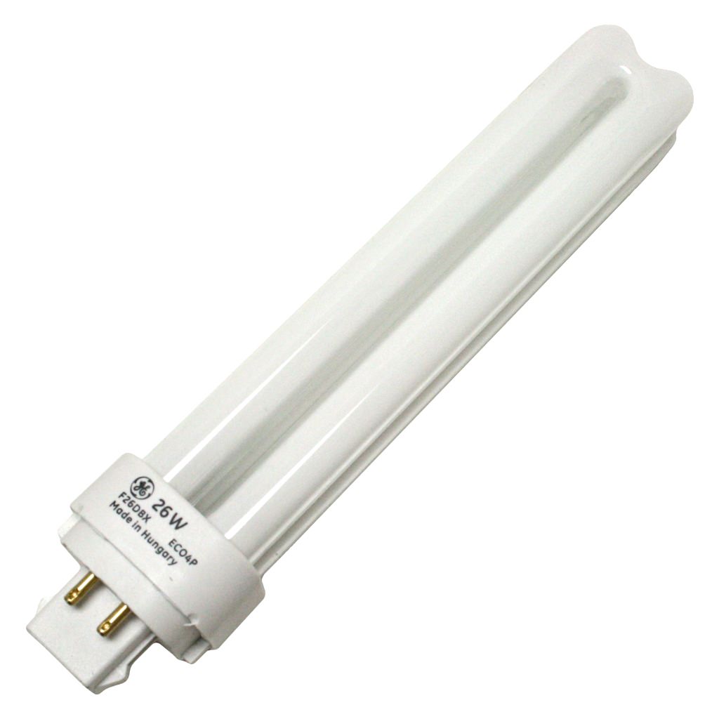 GE 97613 Double Tube (4Pin Base) Compact Fluorescent Light Bulb