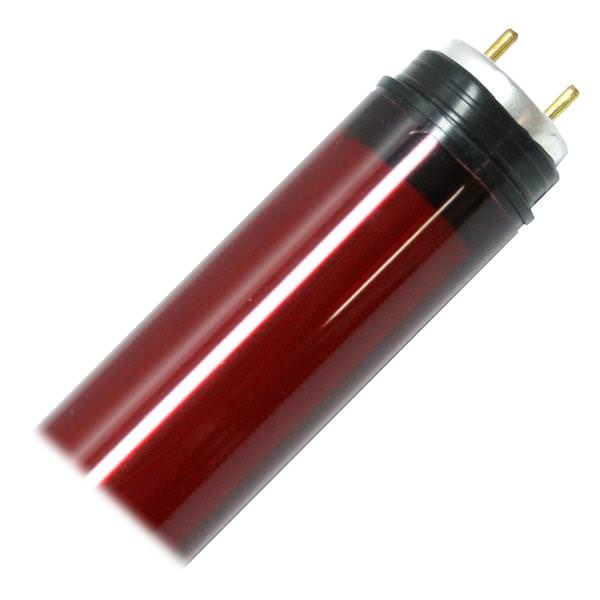 15 watt 18" T8 Bi-Pin Base Red Jacketed