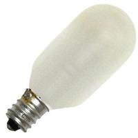 25 watt 130 volt T8 Candelabra Screw Base Frosted