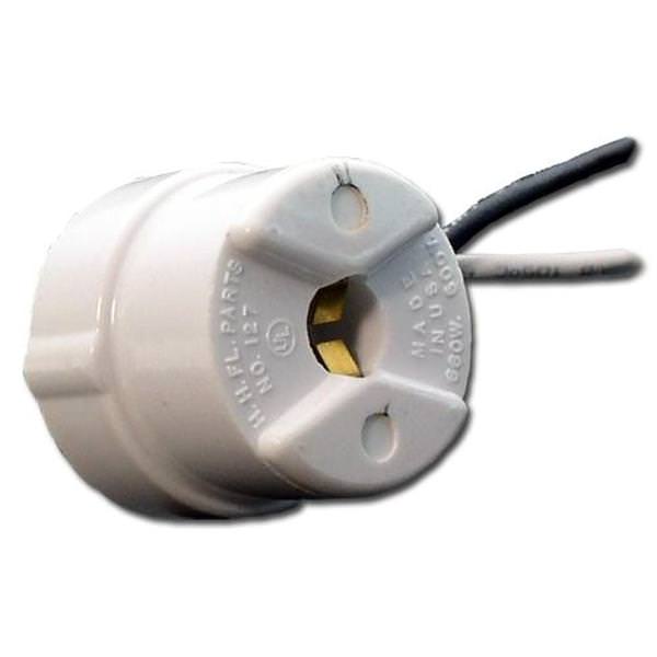 Slimline Plunger Fluorescent Lamp Holder
