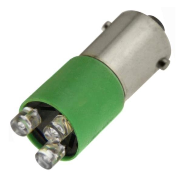 0.08 watt 6 volt Miniature Bayonet Base Aqua Green Miniature / Automotive LED