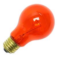 View 40 watt 130 volt A19 Medium Screw Base Transparent Amber