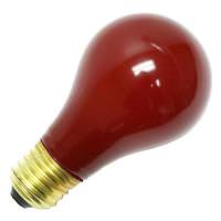 View 60 watt 230 volt A19 Medium Screw Base Red