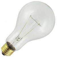 200 watt 130 volt A23 Medium Screw Base Clear Glass Rough Service Dimmable