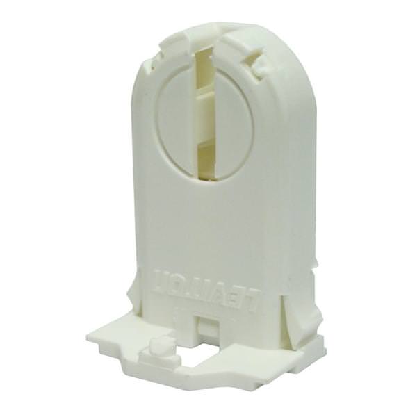Shunted, T8-T12 Lamp Holder with Push Fit Mounting and Stop/Post