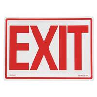 Red Photoluminescent Exit Sign