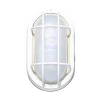 Hampton Bay 1 Lamp 60 watt 120 volt White Fixture
