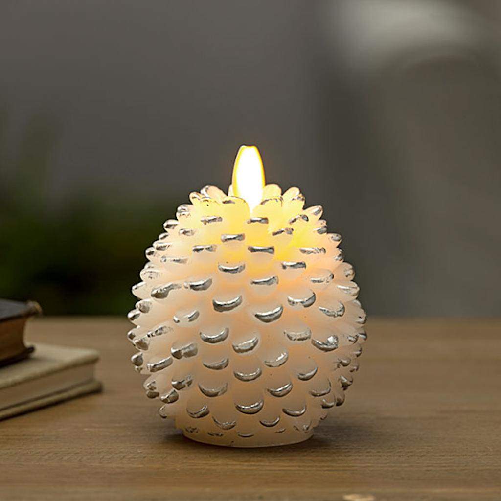 Gerson 02331 Carved Flameless LED Wax Candle