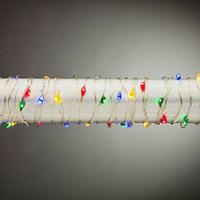 View 60" 30 Light Multi-Color Battery Operated LED Light String Set with Timer