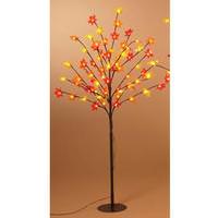 Gerson 4' Maple Leaf Electric LED Artificial Lighted Tree (72 Warm White LED Lights)