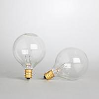 View 5 watt 120 volt G40 Candelabra Screw Base Clear (2 pack)