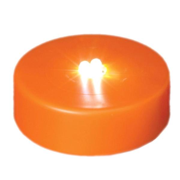 2.75" Orange Battery Operated LED Flashing Strobe Pumpkin Light (Batteries Included)
