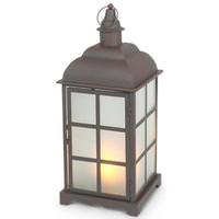 Gerson 18.5" 27 Light Metal Battery Operated LED Lantern with Timer