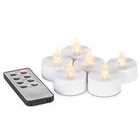 Gerson White Battery Operated LED Tea Light (6 pack)