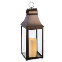 Gerson 22" Bronze Battery Operated Lantern