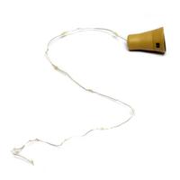 Gerson 20" Brown Solar LED Wine Bottle Stopper