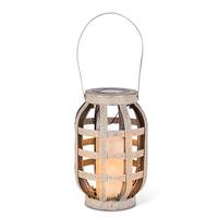Gerson 9.65" Gray Battery Operated LED Candle with Timer