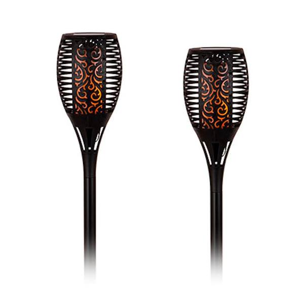 43" Black Battery Operated LED Candle (Set of 2)