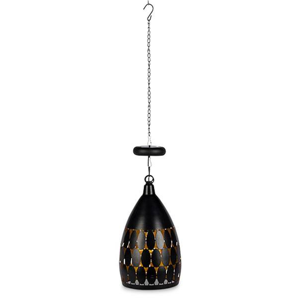 10.2" Black Metal Hanging Lantern