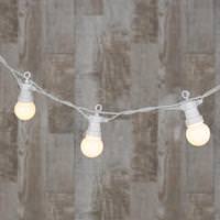 Gerson 10 White Electric Patio Light String