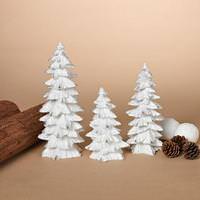 View 9.45"/7.5"/5.75" White Trees (Set of 3)