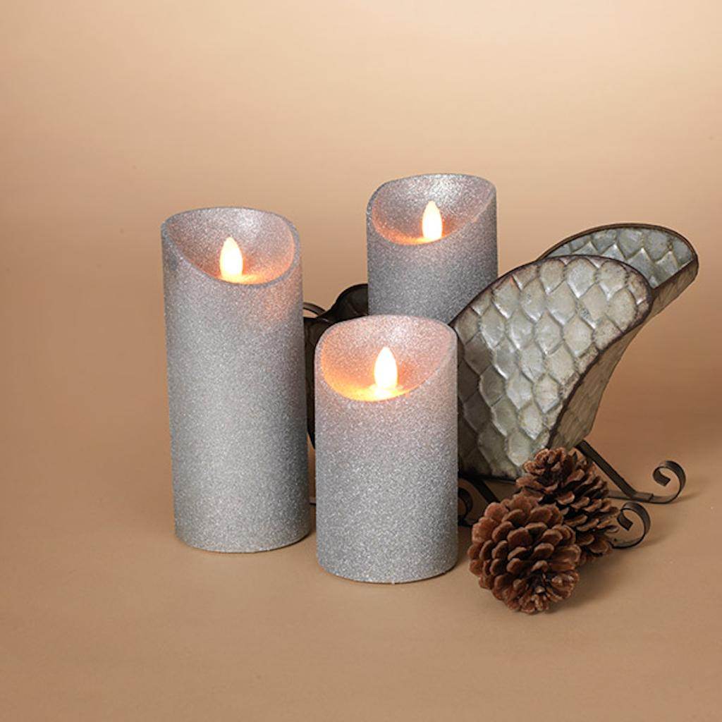 Gerson 53340 MultiColored Flameless LED Wax Candle
