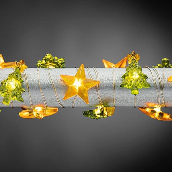 10' 30 Warm White Lights Battery Operated LED Light String Set