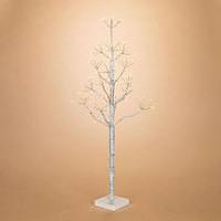 Gerson 29.5" Battery Operated Artificial Birch Flower Tree Lighted Tree