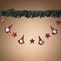Gerson 5' Gnome & Star Garland