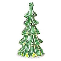 View 9.5" Green Battery Operated Lighted Tree