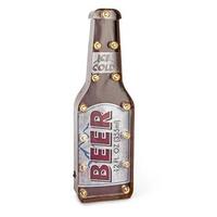 Gerson 23.6" Metal Battery Operated LED Lighted "BEER" Sign with Timer