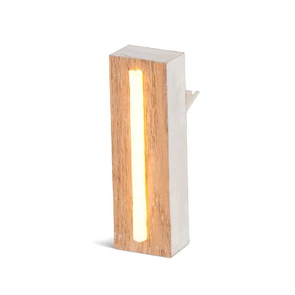 5" Battery Operated Warm White LED Tube Lighted Letter "l"