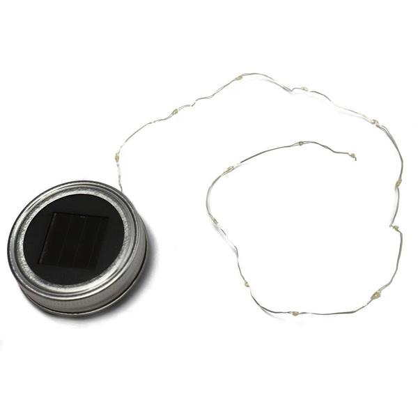 5.7" Battery Operated Solar Jar Lid Micro LED Light String