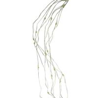 Gerson 200 Light 6' Silver Wire Warm White Electric LED Micro Miniature String 