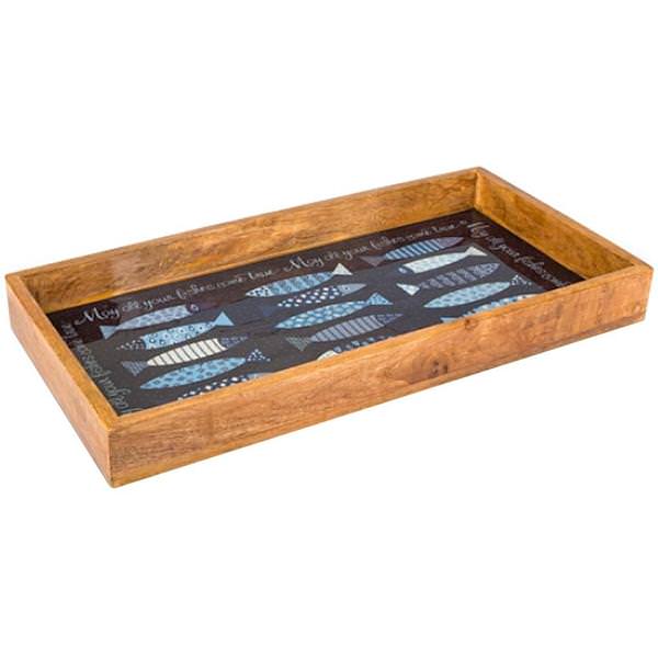 Fish Patterned Serving Tray