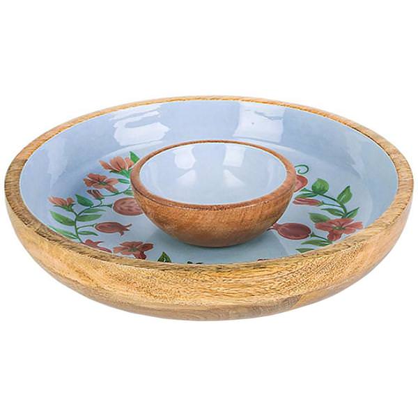 Mango Wood Chip & Dip (2 piece)