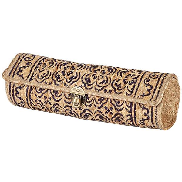 Jute Wine Bottle Clutch