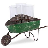 Gerson Wheelbarrow Candle Holder