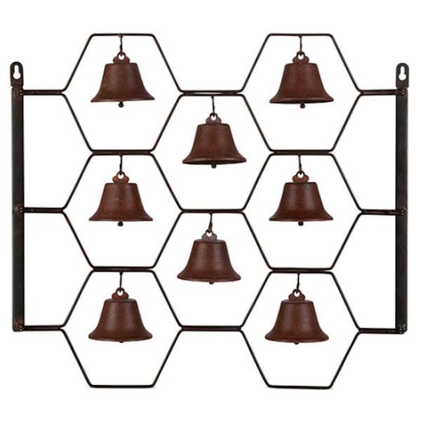 16" Rustic Bell Wall Decor