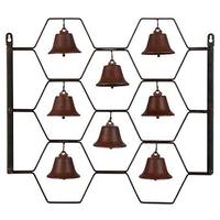 Gerson 16" Rustic Bell Wall Decor