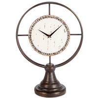 Gerson 16.75" Metal and Wood Clock