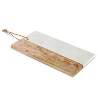 Gerson 14" Wood and Marble