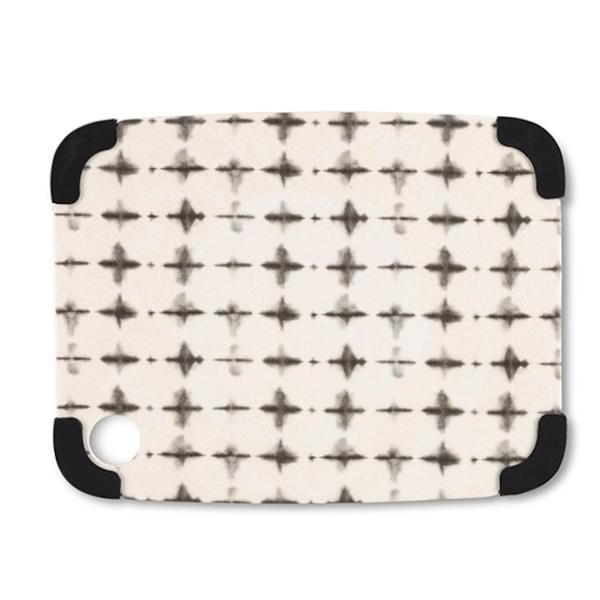 11" Black and White Faded Design