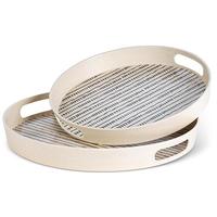 Gerson 13.5" and 11.8" Wood Tray (Set of 2)
