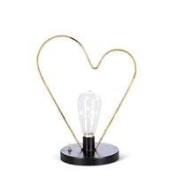 Gerson 12.4" Heart Shaped Warm White LED Pineapple