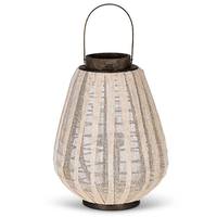 Gerson 16" Metal Lantern with Glass Tube