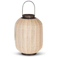 Gerson 16" Metal Lantern with Glass Tube