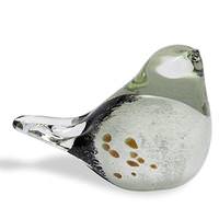 Gerson 4" White and Brown Bird Figurine