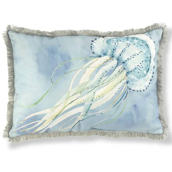 20" Jellyfish Design Pillow
